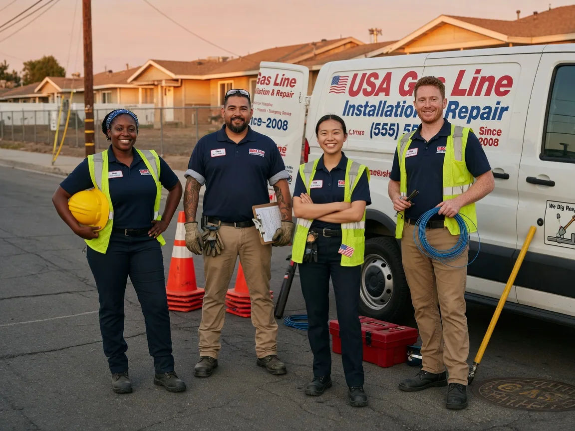 Gas Line Installation company in Thomasboro, IL
